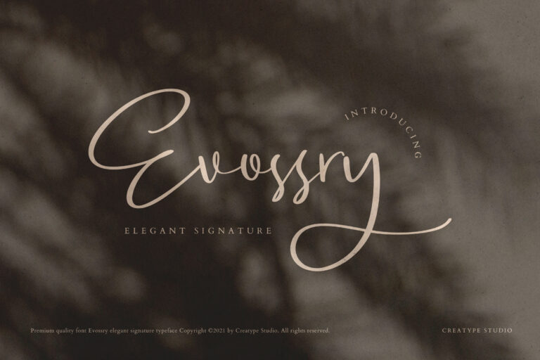 20. Evossry Elegant Signature
