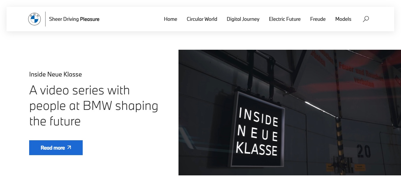 BMW utilizes video to better deliver their product information