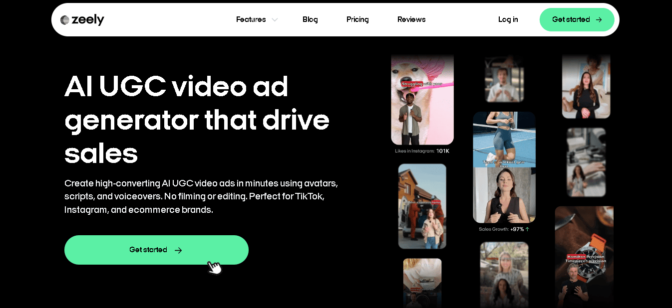 Zeely AI UGC Video Generator