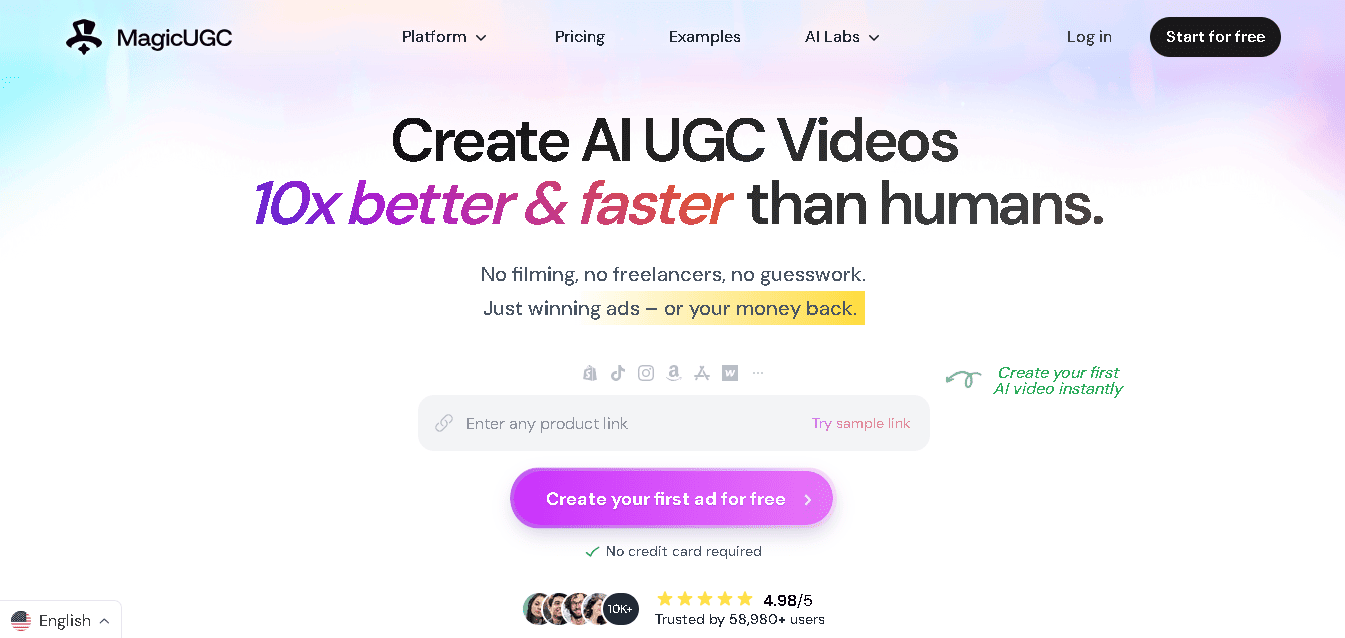MagicUGC AI Platform